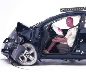 2012 Nissan Sentra IIHS Frontal Impact Crash Test Picture